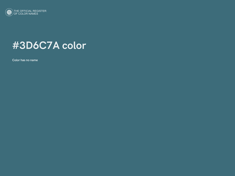 #3D6C7A color image