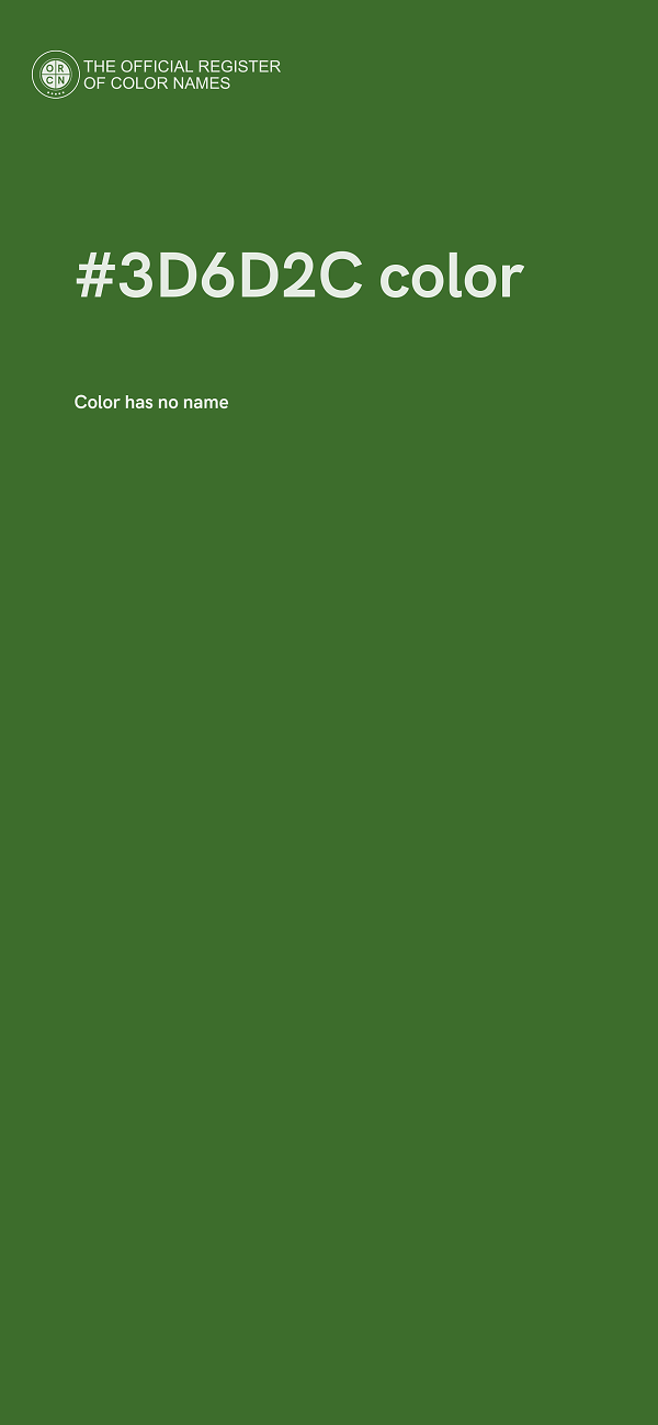 #3D6D2C color image