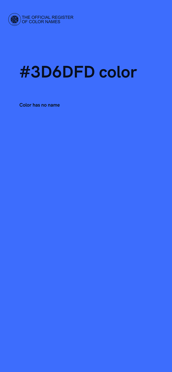 #3D6DFD color image