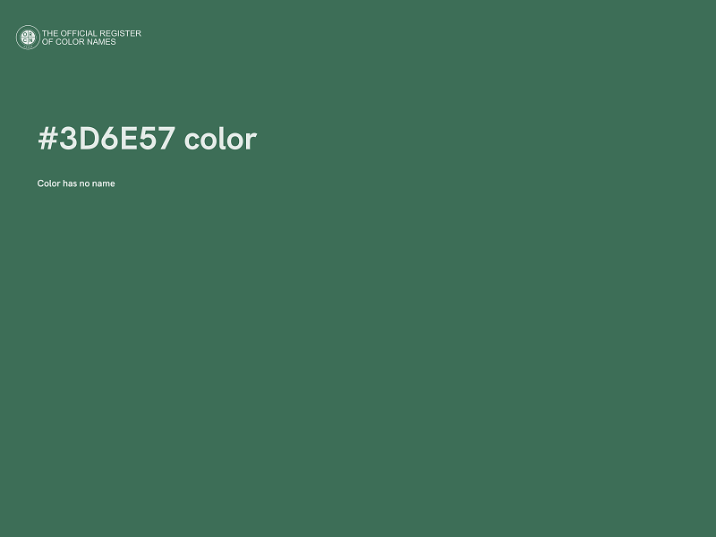 #3D6E57 color image