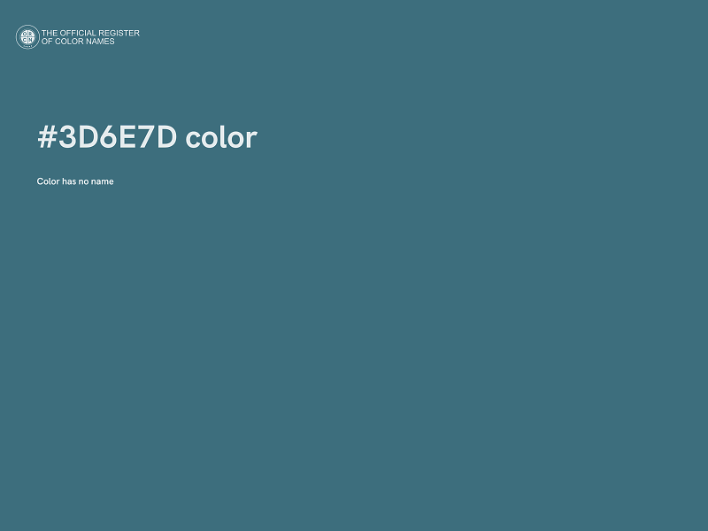 #3D6E7D color image