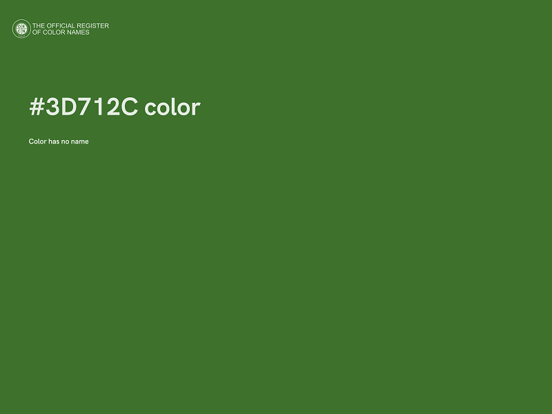 #3D712C color image