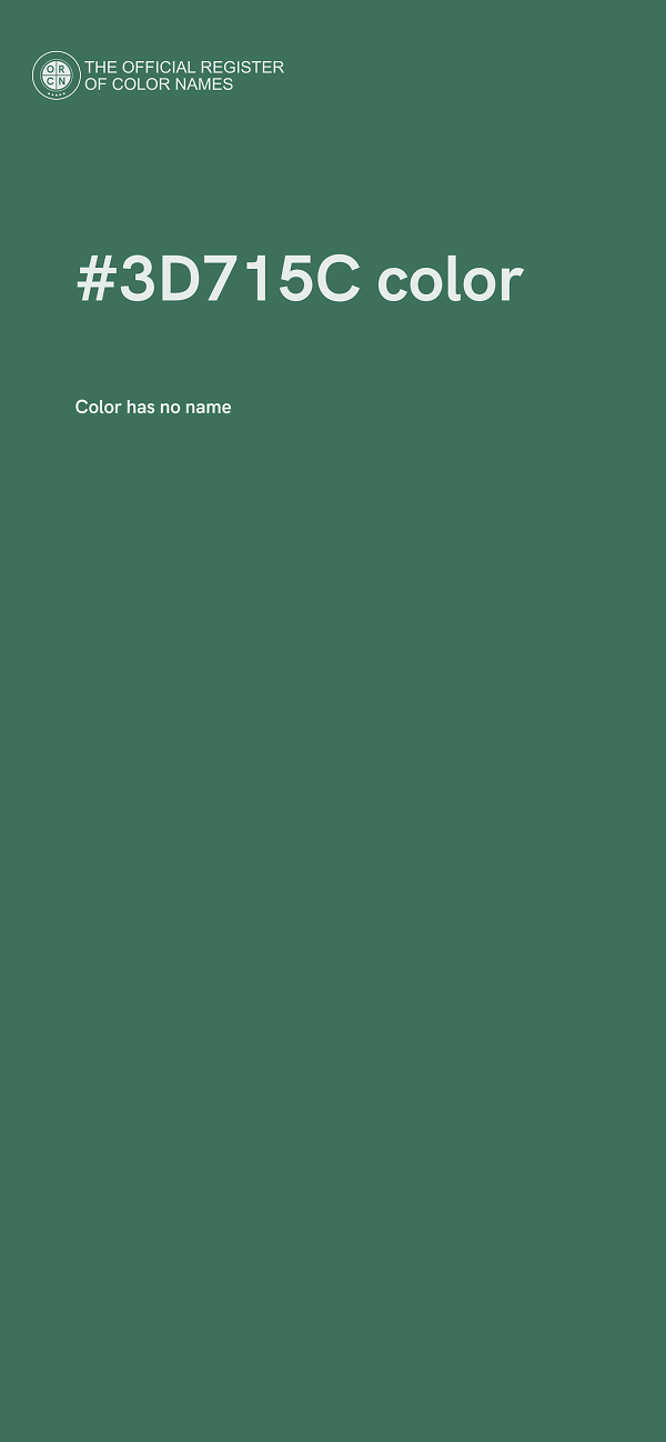 #3D715C color image