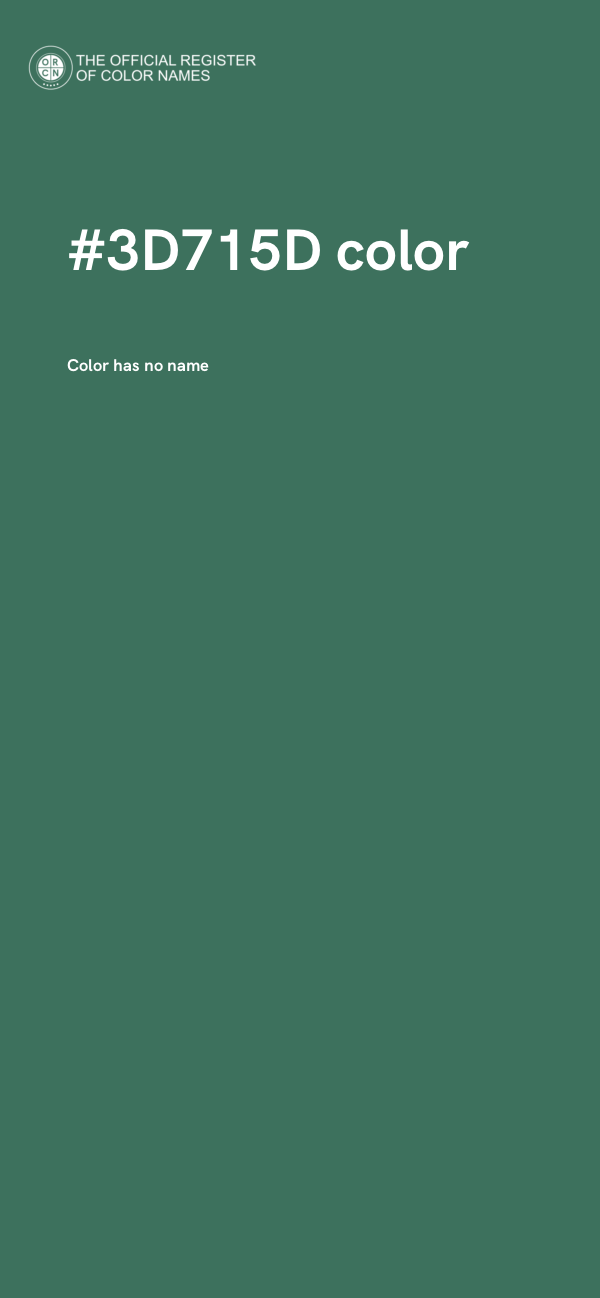 #3D715D color image