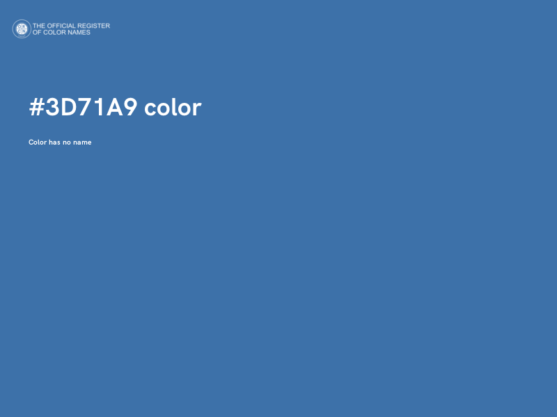#3D71A9 color image