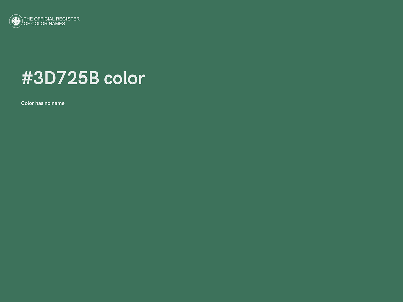#3D725B color image