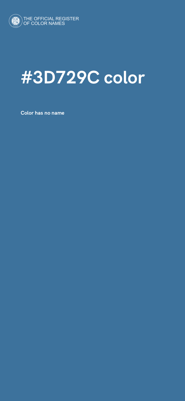 #3D729C color image