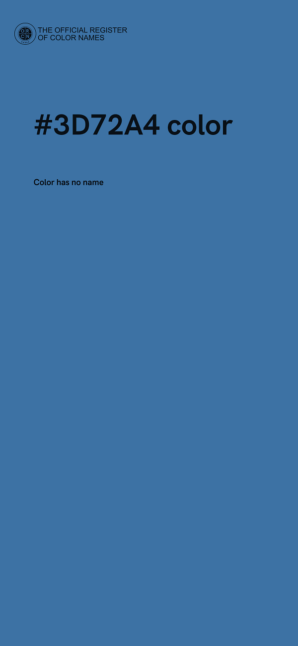 #3D72A4 color image