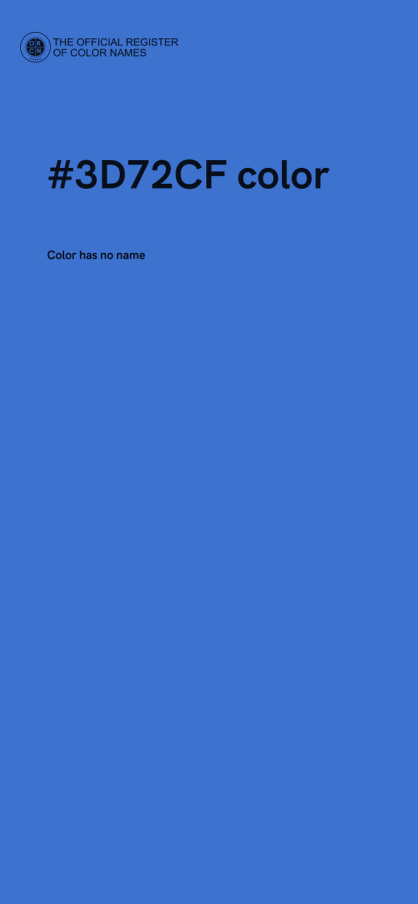 #3D72CF color image