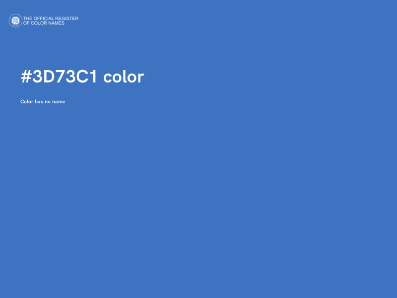 #3D73C1 color image