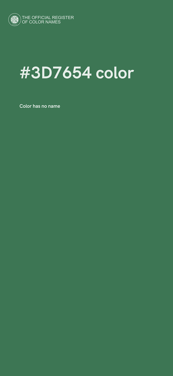 #3D7654 color image