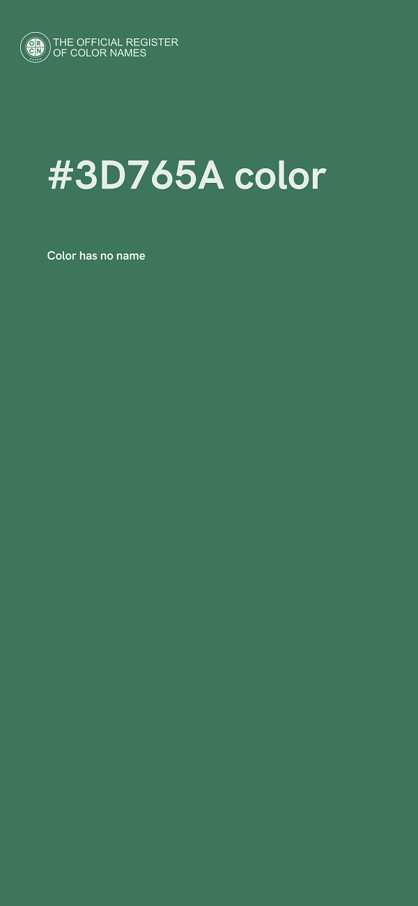 #3D765A color image