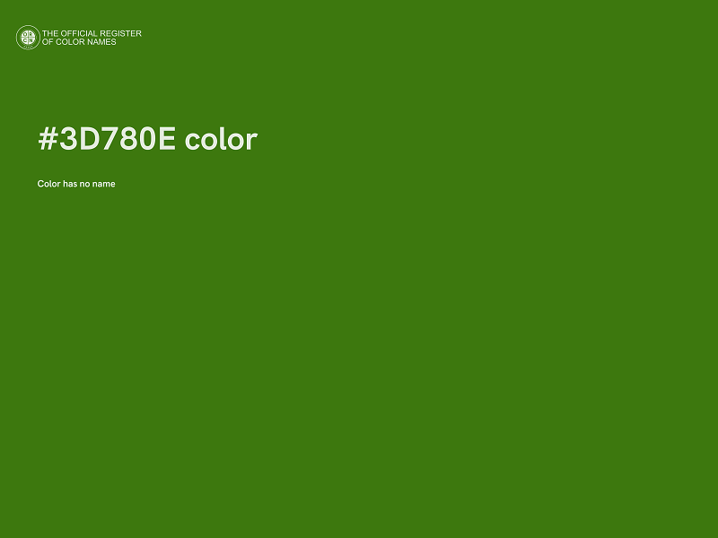 #3D780E color image