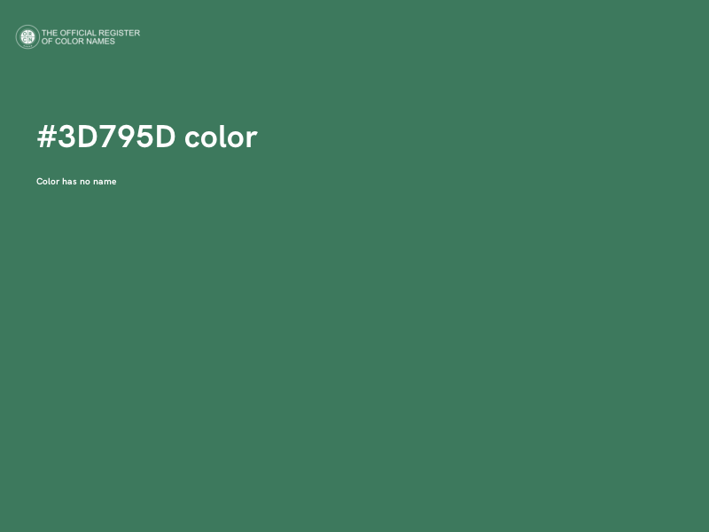 #3D795D color image