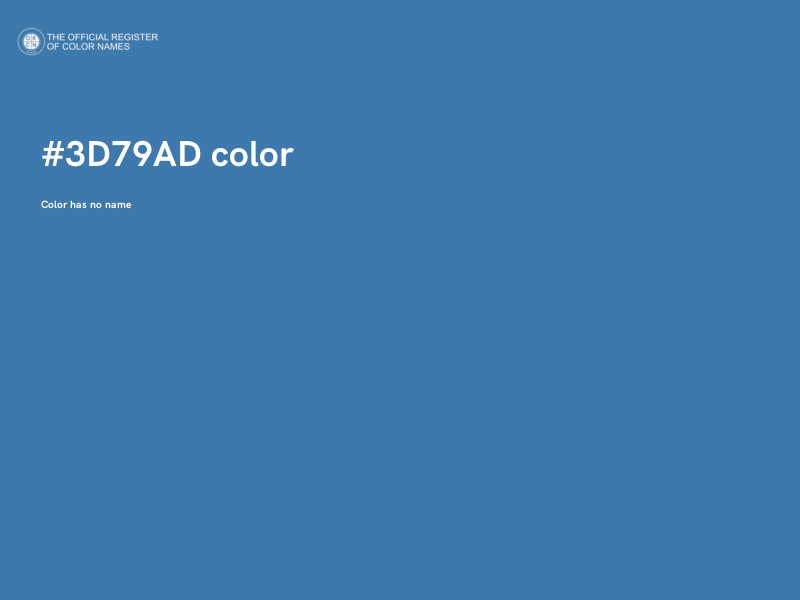 #3D79AD color image