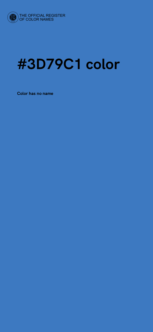 #3D79C1 color image