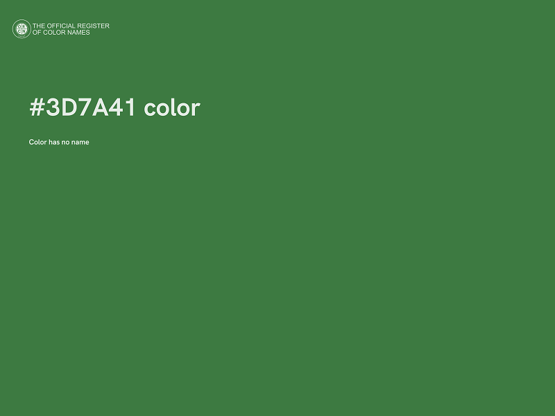 #3D7A41 color image