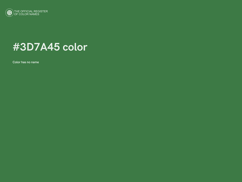 #3D7A45 color image