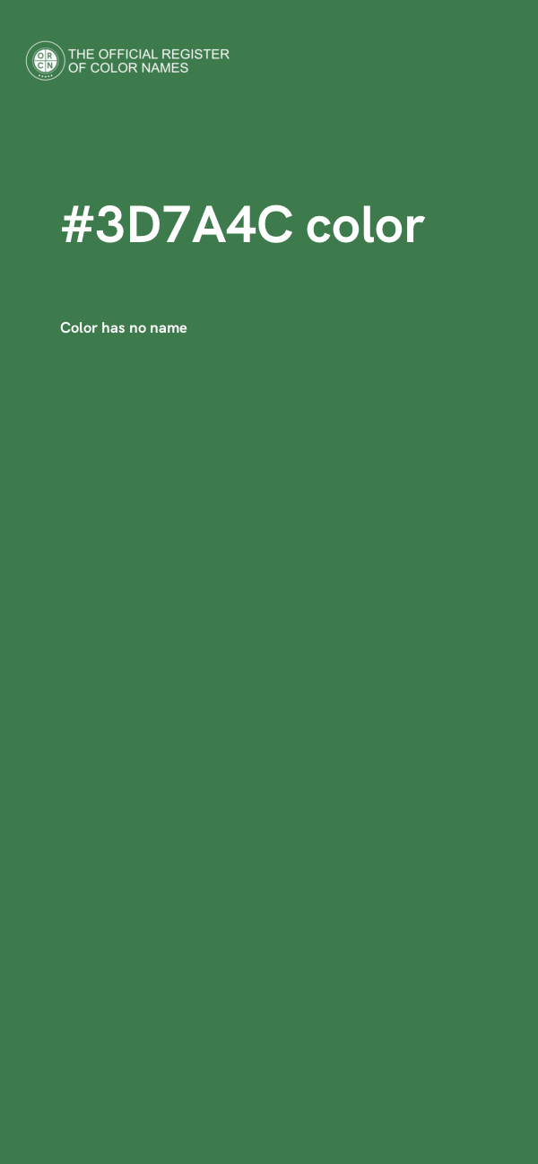 #3D7A4C color image