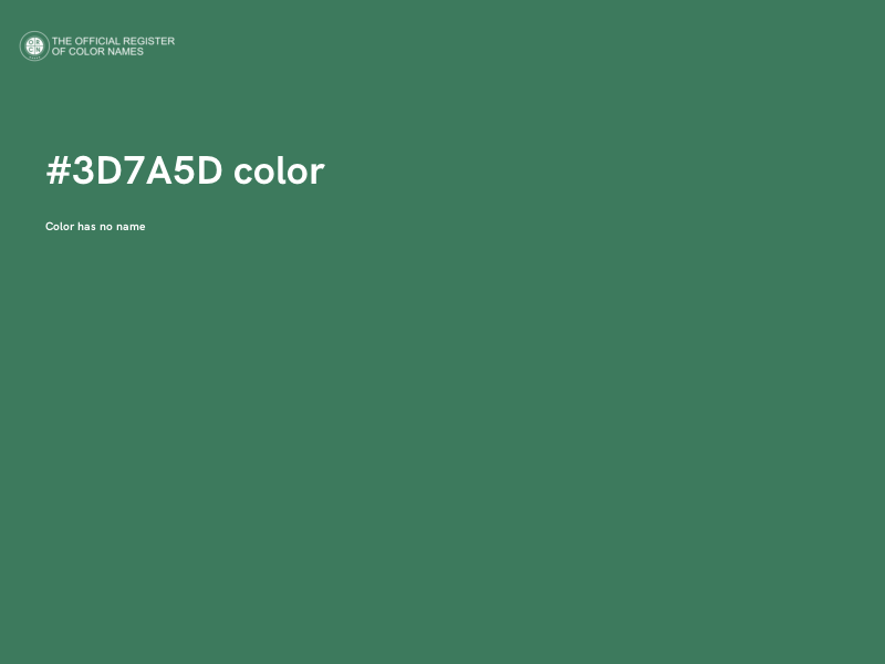 #3D7A5D color image