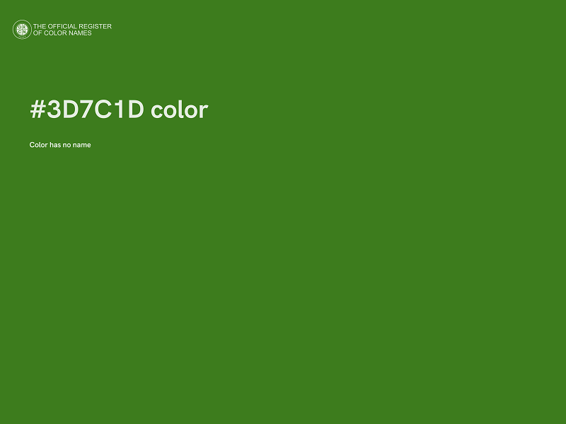 #3D7C1D color image