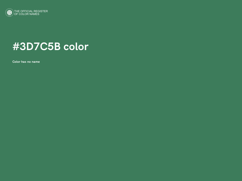 #3D7C5B color image