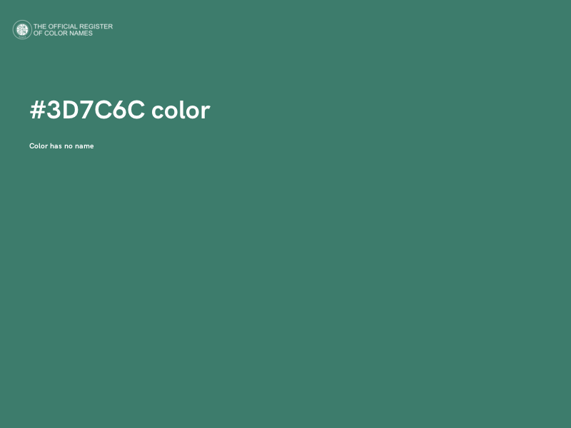 #3D7C6C color image