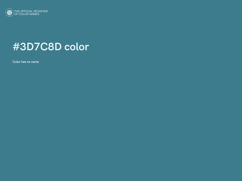 #3D7C8D color image