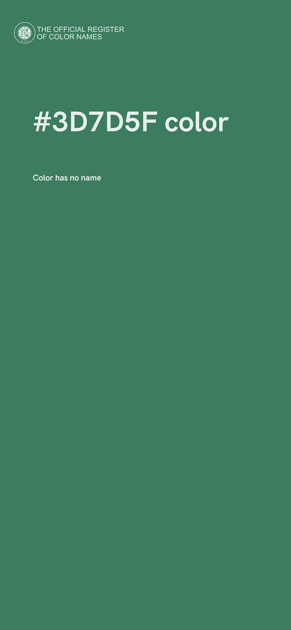 #3D7D5F color image