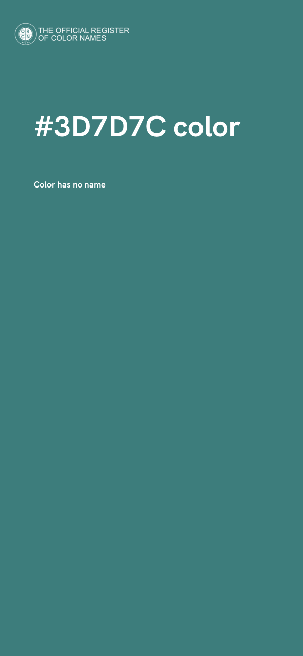 #3D7D7C color image