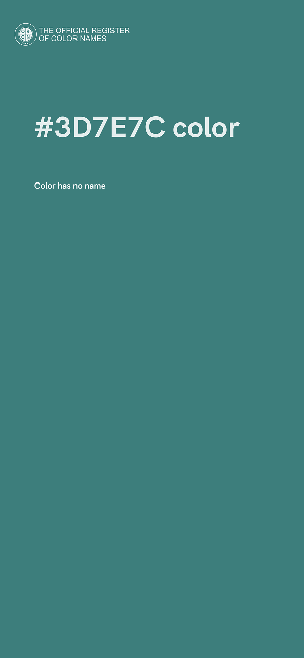 #3D7E7C color image