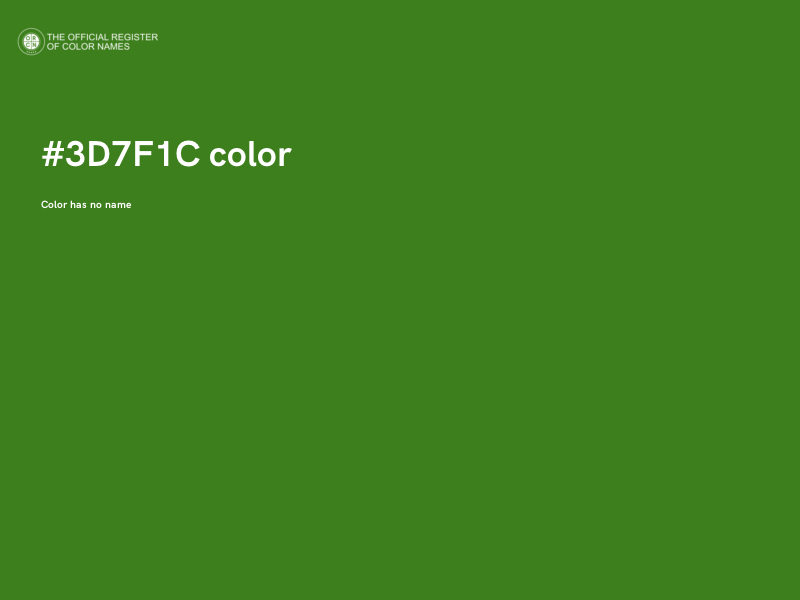 #3D7F1C color image