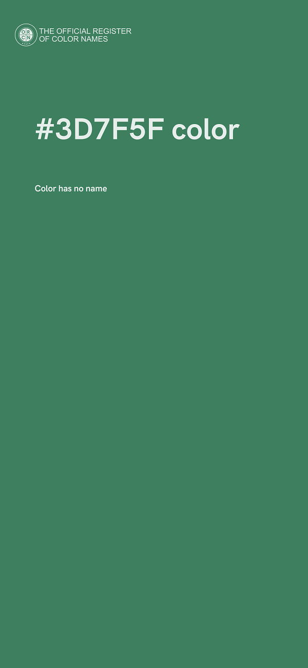 #3D7F5F color image
