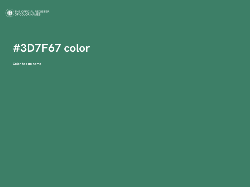 #3D7F67 color image