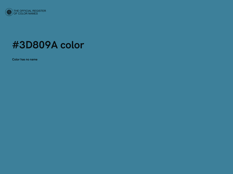 #3D809A color image