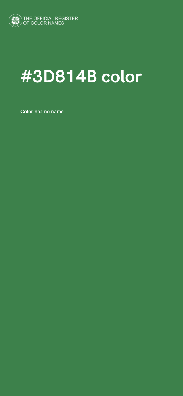 #3D814B color image