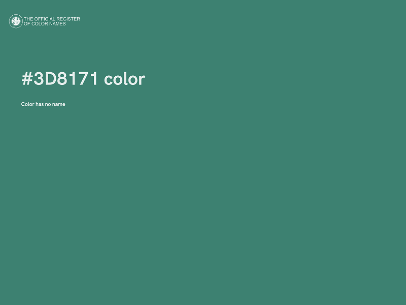 #3D8171 color image