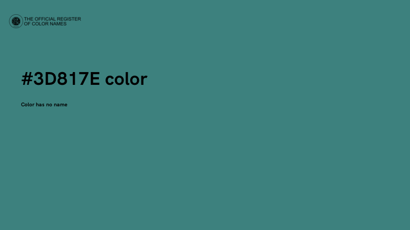 #3D817E color image