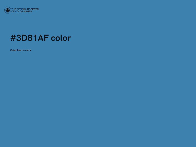 #3D81AF color image