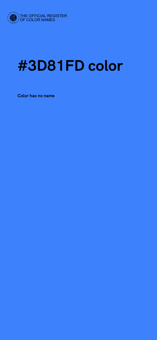 #3D81FD color image