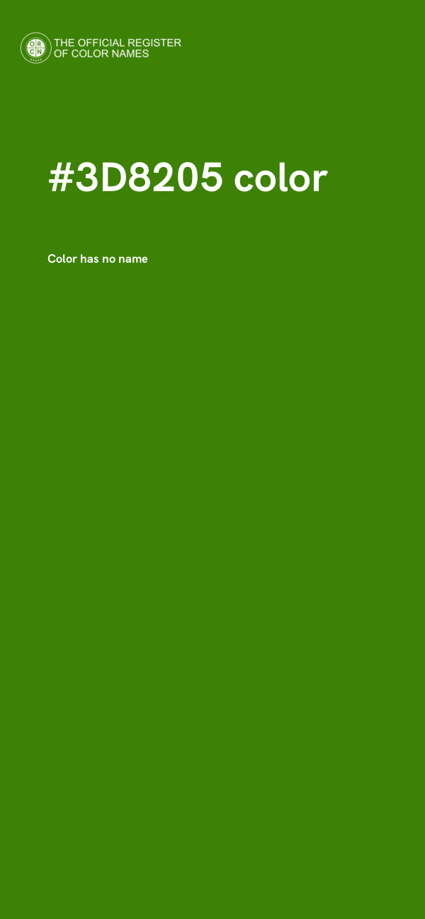 #3D8205 color image