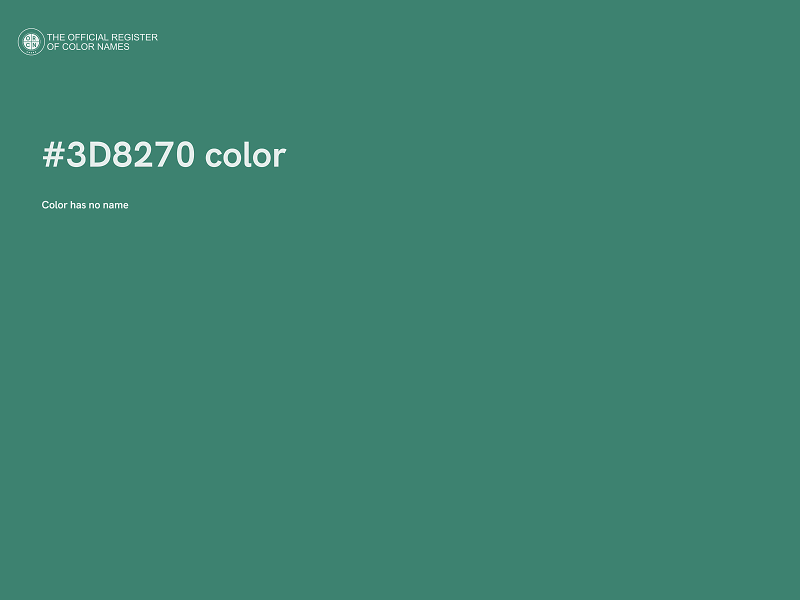 #3D8270 color image