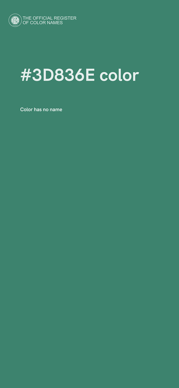 #3D836E color image