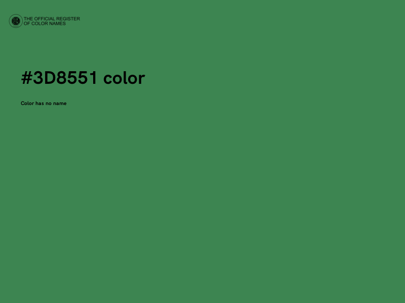 #3D8551 color image