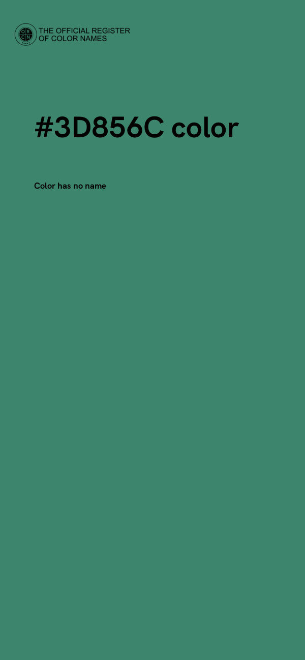 #3D856C color image