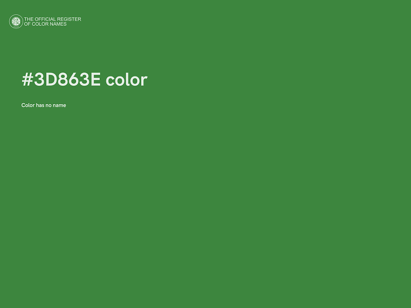 #3D863E color image