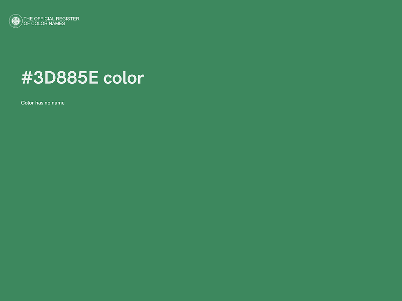 #3D885E color image