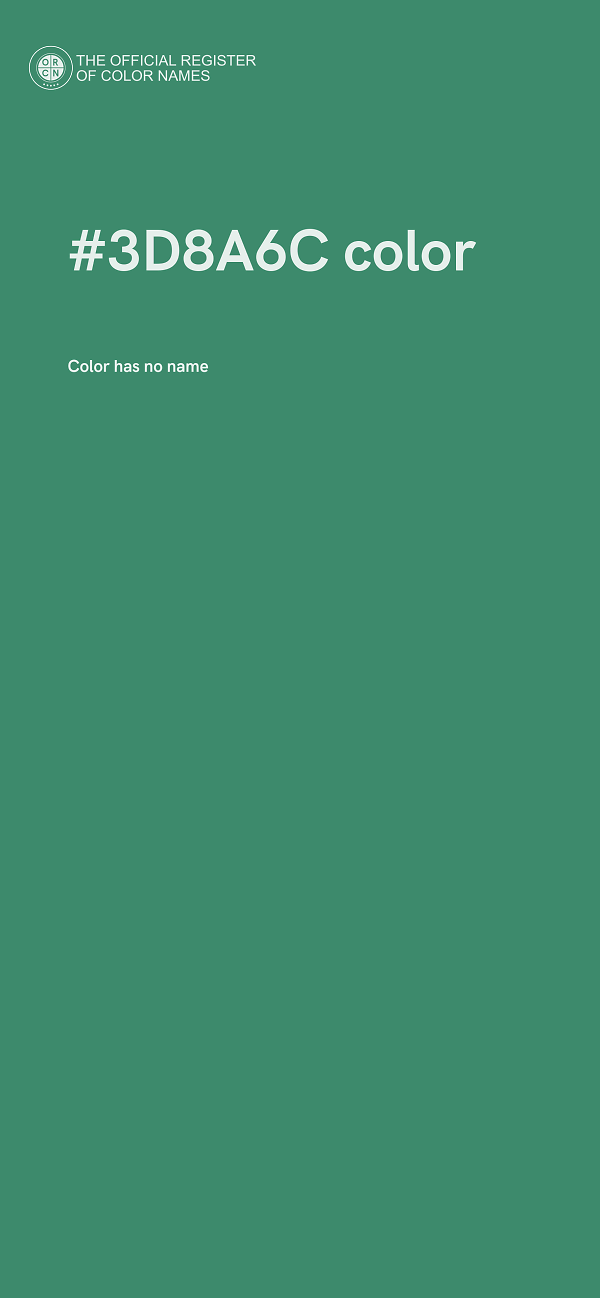 #3D8A6C color image