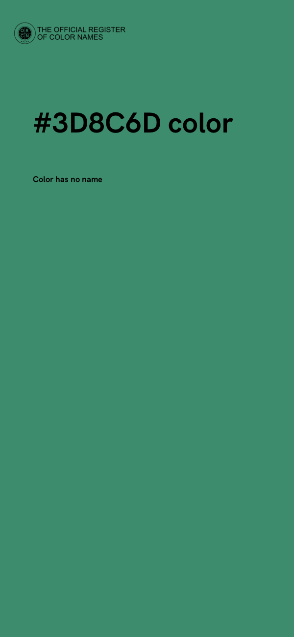 #3D8C6D color image