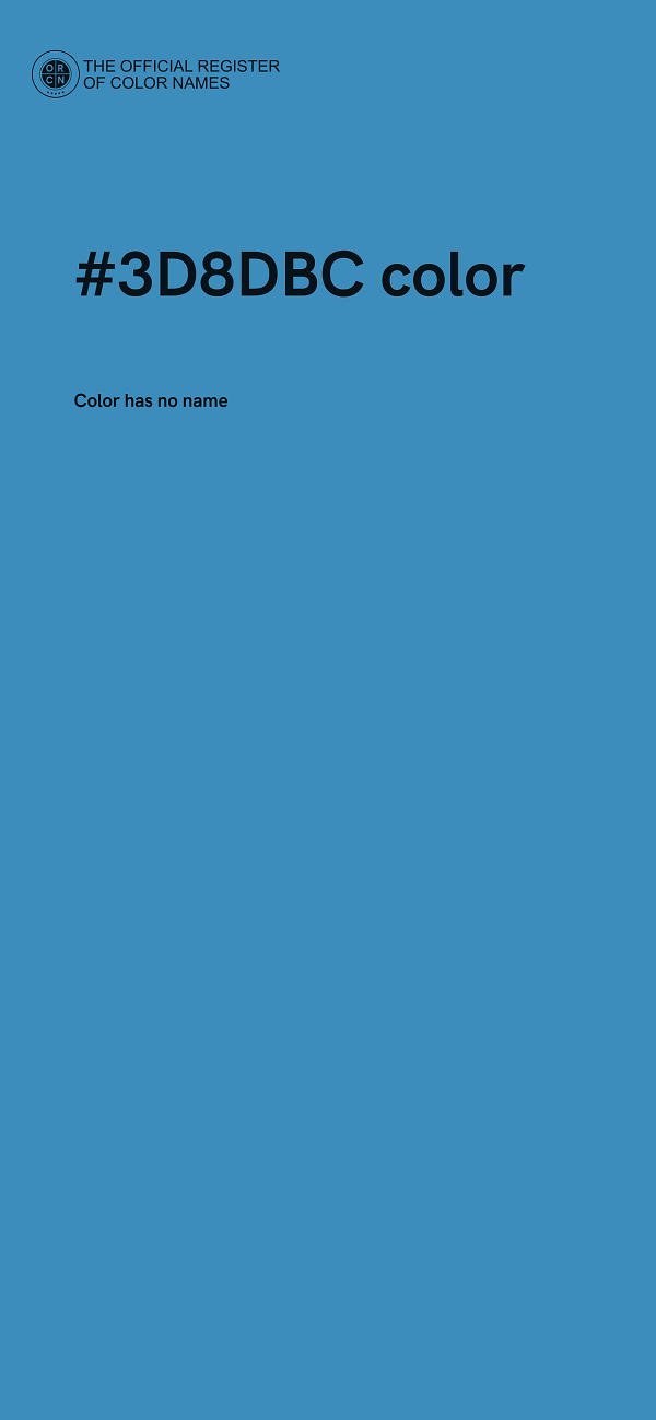 #3D8DBC color image